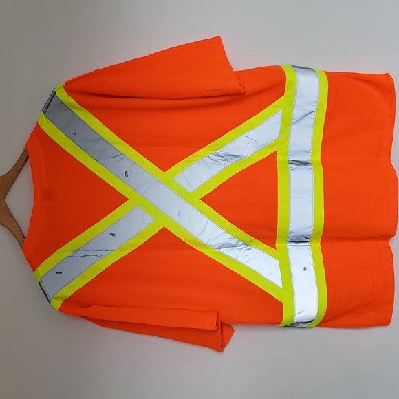 Forcefield Orange 3M Reflective T-shirt NWOT - Picture 7 of 8